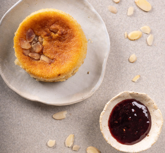Almond Berry Teacake