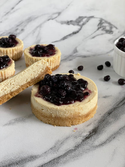Blueberry / Lotus Biscoff Cheesecake