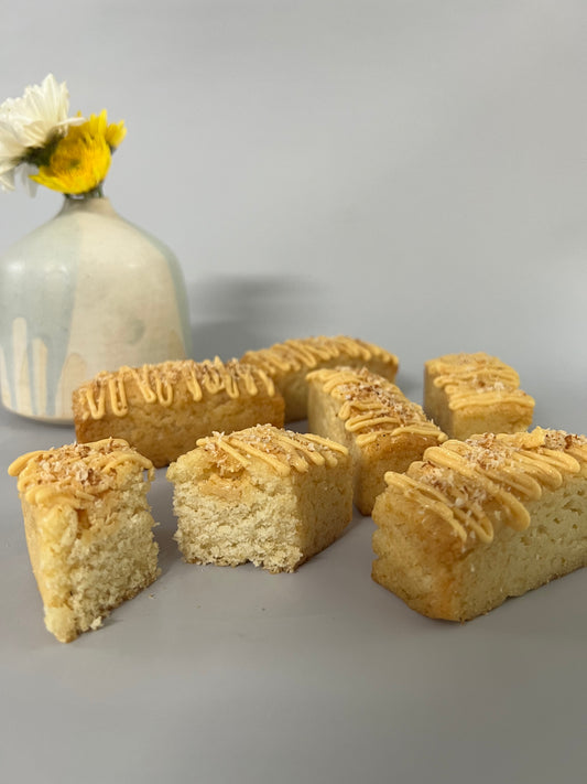 White Chocolate Coconut Brownie